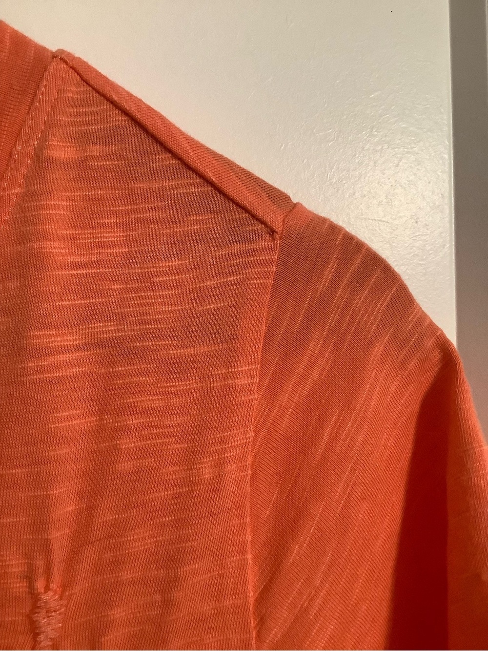 Soft Surroundings Coral V‑Neck Short Sleeve Maxi Dress - Picture 8 of 8